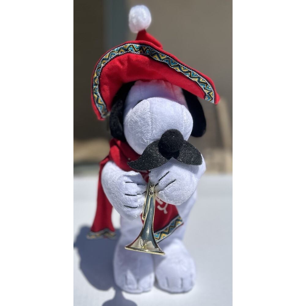 Dan Dee Dancing Snoopy Feliz Navidad Animated Plush 2014 Peanuts Christmas Toy
